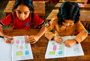 Belajar Sambil Berkarya: Menggambar Bangun Ruang di Kelas IV SD GMIT Oehani