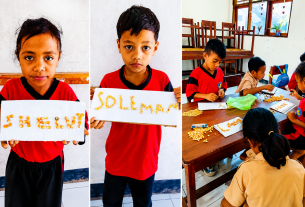 Belajar Menulis dari Alam: Kreativitas dan Ketekunan Siswa Kelas II SD GMIT Oehani Melalui Kolase Biji-bijian